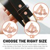 Tanstic 270Pcs Flat Head Copper Solid Rivets, M2x4/6/8, M2.5x5/8/10, M3x4/6/10
