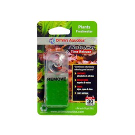 DrTim’s Aquatics Freshwater Waste-Away Time Release Leave-in Gel–Natural Cleaner for Turtle Aquariums - Solution for Dissolving & Cleaning Organic Sludge & Waste - Small - Single Pack - Treats 10 gal