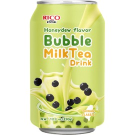 RICO - Bubble Milk Tea Drink Honey Melon - 1 x 350 ml