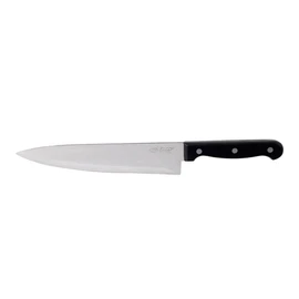 Ekco 19600 Cuchillo chef de 8" Evolution de Acero inoxidable y mango de polipropileno, Color Plateado y Negro