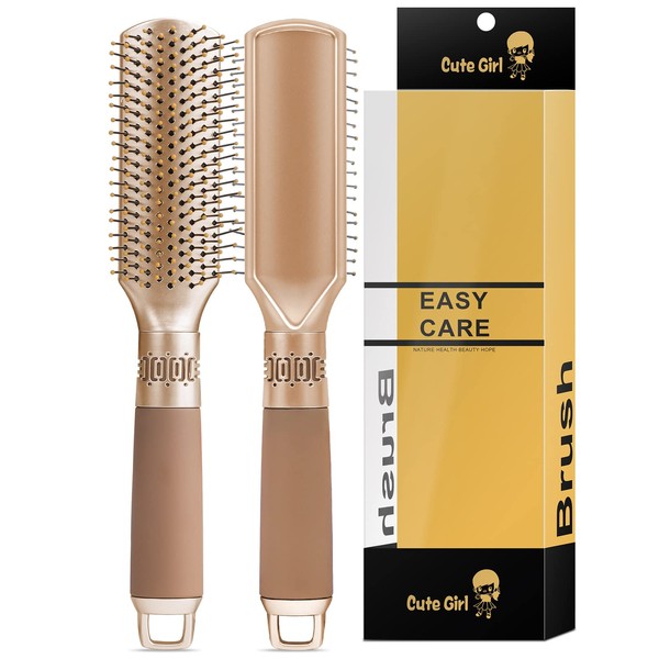 Hair Brush, Air Cushion Comb, Organic Hair Brush without Pulling for Women, Men & Children, Detangling Brush Also for Curls and Long Hair, Unique Professional Detangler