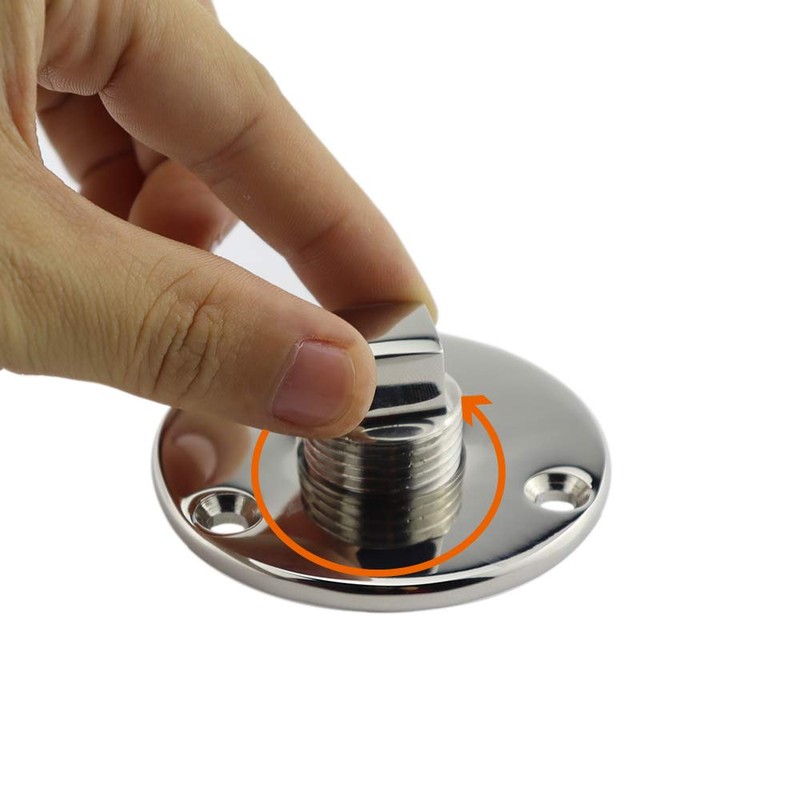 Heavy Duty 316 Stainless Steel Boat Marine Garboard Drain Plug