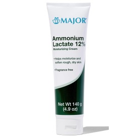 MAJOR Ammonium Lactate 12% Moisturizing Cream - Lactic Acid Cream - Helps Hydrate, Soften, and Exfoliate Rough, Dry Skin - Fragrance-Free - 4.9 Oz. (1 Pack)