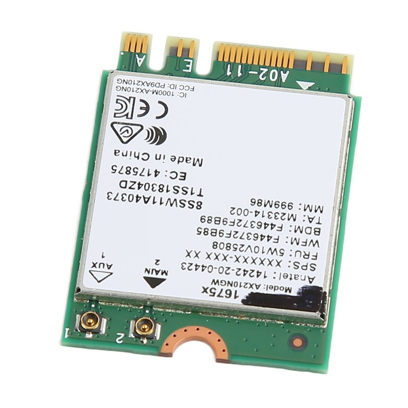 WiFi Card Wireless Tri Band 1675X AX210NGW M.2 NGFF WI‑FI6E