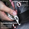 8-in-1 Outdoor Tactical Scissors, 2025 Upgraded Multifunctional Folding Scissors, Medical