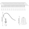 Earring Hooks Set, 100 Pieces 925 Silver Earring Hooks, 100