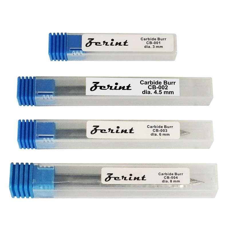 Zerint CB-M02 Tire Repair Carbide Burr Kit 1 kit,Dia. 3