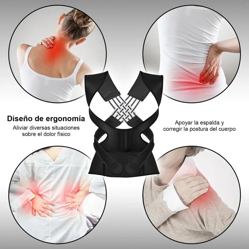 Faja Ortopédica Correctora De Postura Unisex Calidad Premium