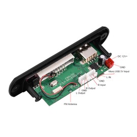 Bluetooth MP3 Decoder Board with USB and SD/MMC Card Slot Audio Bluetooth Module USB SD FM Hands- Call with Remote Control