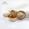 Two Rings His Hers Wedding Ring Sets Couples Rings Women's