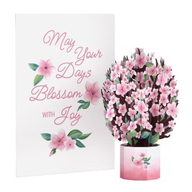 Lovepop Everyday Pop-Up Card with Mini Paper Bouquet for Her - 3D Spring Greeting Cards for Girls, Women - May Your Days Blossom with Joy - 5 x 7 Card - Blank Note Card & Envelope Included