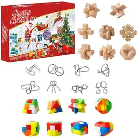Advent Calendar Children Brain Teaser Puzzle Educational Brain Training Christmas Gift