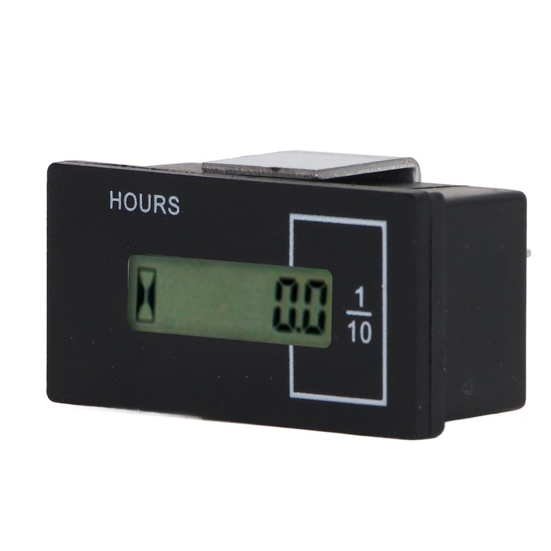 Excavator Timer Hour Meter Remote Control LCD Digital Display 12V‑36V