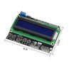 VKLSVAN 2pcs DC 5V 1602 LCD Keypad Display Shield Blue