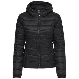 ONLY Female Quilted Jacket, Onltahoe Quilted Jacket, Black (Black)