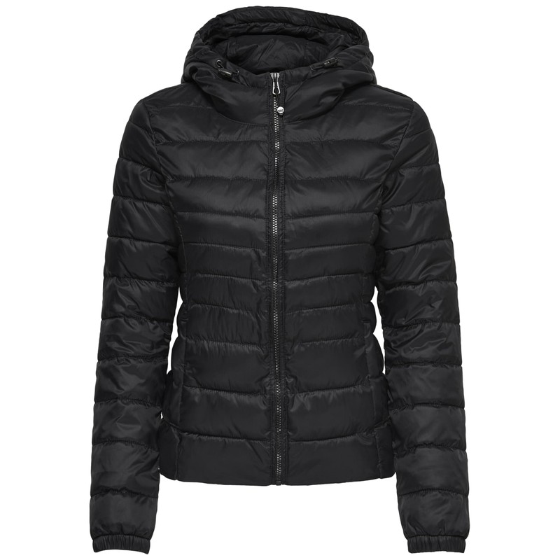 ONLY Female Quilted Jacket, Onltahoe Quilted Jacket, Black (Black)