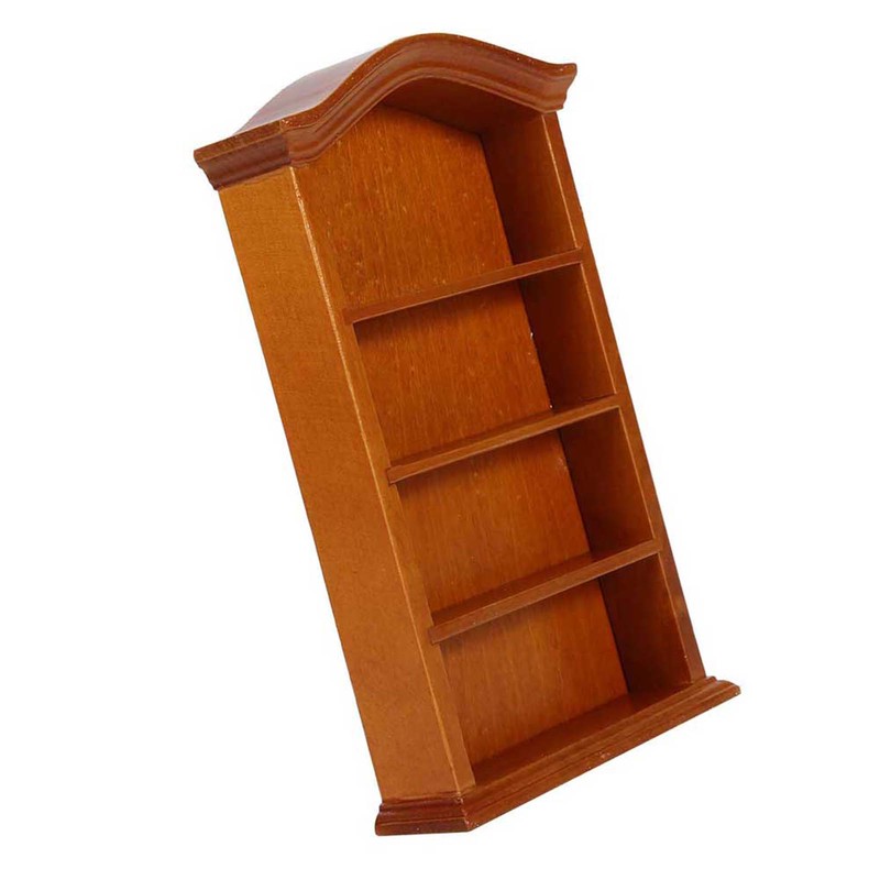 1:12 Dollhouse Miniature Furniture Wood Bookcase Bookshelf Cabinet Home Decor