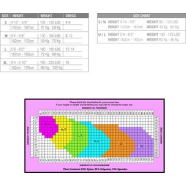 MeMoi Women's Linear Heather Opaque Nylon Tights Black Heather Medium/Large