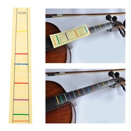 Cello Accessories Position Markers Cello Finger Marker Fret Board Position Pieces for Cello(4/4)
