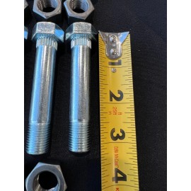 RA (14) 3" Standard Shackle Bolts / Locknuts / Shackl fits Dexter Trailer Axle Axel