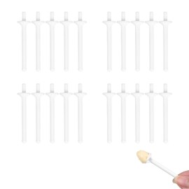 FujiFrugal Nose Hair Wax Hair Removal Sticks 20pcs/50pcs Nose Hair Removal Trial Stick Tweezers Brazilian Wax Nose Hair Removal Nose Hair Removal Stick Safety Design Spiral Tip Nose Hair Removal Nose