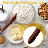 Comphic 11 Inch Wooden Sourdough Bread Mixing Stir Stick Spurtle