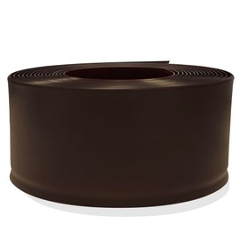 PRO FLEX Dark Brown Vinyl Wall Base Ultra Thick (1/8 inch), 4 inch X 80 ft Non Glued Wall Base Trim Durable and Flexible - Easy Install Vinyl Floor Base That Resists Scuffing and Cracking