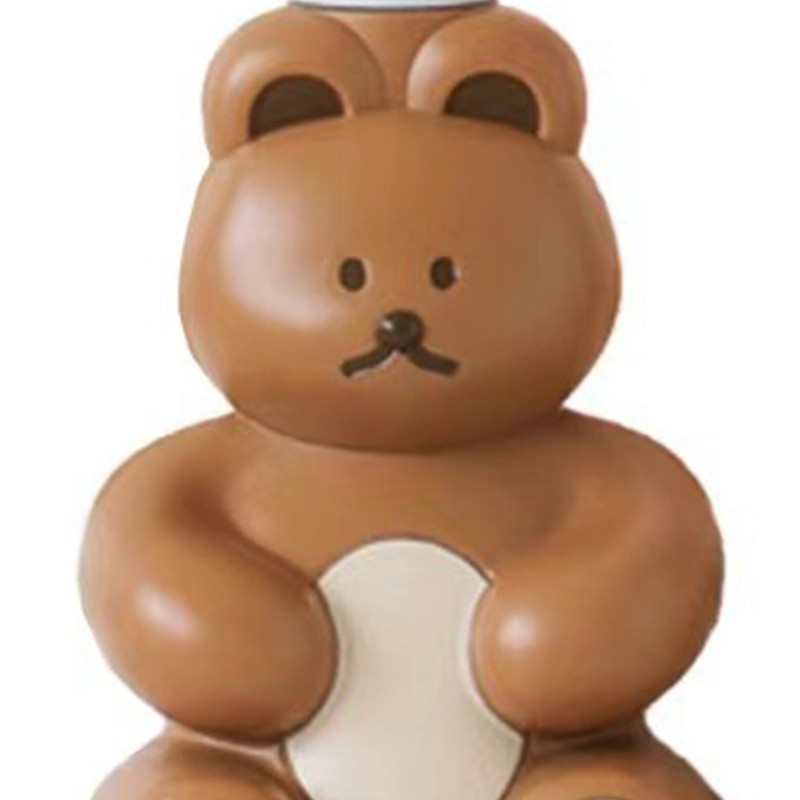 Foam Pump Bottle Cute Bear Shape Large Capacity Foaming Soap