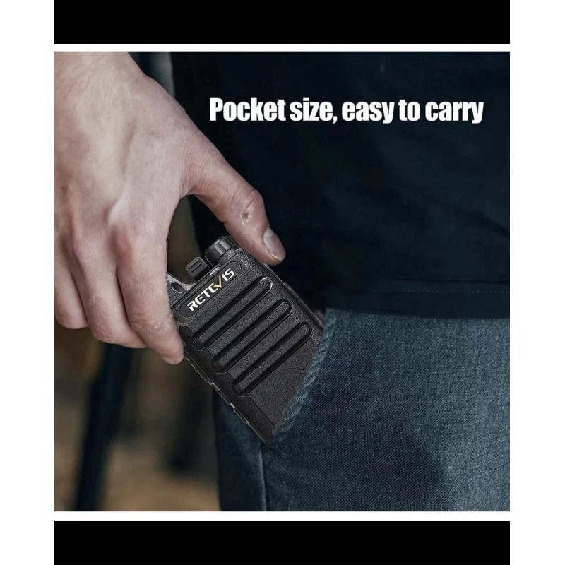 Retevis RT22 Two-Way Radio UHF 16CH Vox Walkie-Talkies A9121G