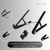 Medi Body Laptop Stand Height Adjustable, Black, Foldable, Non-Slip, Notebook
