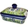 Polish Pottery Butter Dish -"Eva's Collection" Serenity