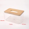 DUOMIAO Acrylic Tissue Box, Acrylic Dryer Sheet Holder for Laundry