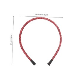 LIFKOME 5pcs Christmas Headband Ladies Headbands Holiday Headbands for Women Christmas Party Hairband Holiday Hair Decoration New Year Headbands New Years Eve Party Supplies Pvc