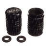Valve Cap Set (2 Pieces) Carbon Anodised Aluminium – MZA