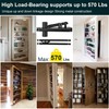 Hidden Door Hinge,570Lbs Load-Bearing Thickened Solid Stainless Steel - Heavy