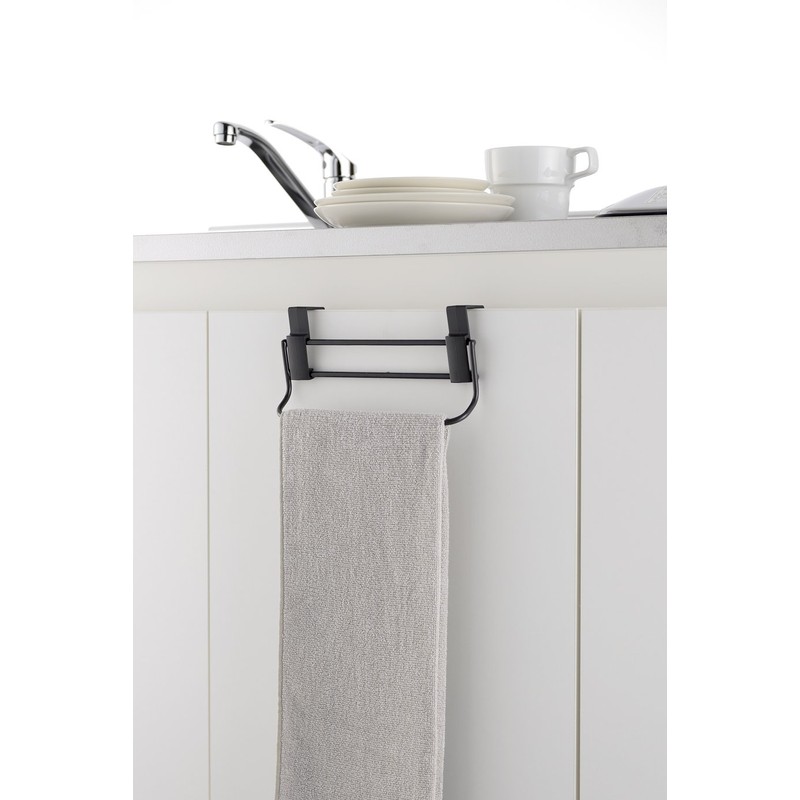 Richell Towel Rack, Dark Gray, Raccool Towel Hanger