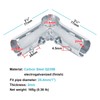 eoere 12 Sets 90 Degree 3 Way Cross Pipe Connector