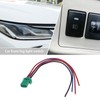 OTOTEC 2PCS Car Front Fog Light Switch Wiring 4-pin LED