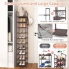 LANTEFUL Tall Shoe Rack 10-Tier Narrow Shoe Shelf Storage for
