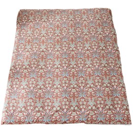 Arzocolia 100% Cotton Futon Cover for Japanese Futon Floor Mattress with Zipper Twin Full Queen Machine Washable Super Soft (Red Toned Flower, Queen)