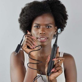 Travel Rechargeable Sonic Toothbrush Long Lasting Battery Life, Travel Case, USB Power Adapter and 4 Toothbrush Heads