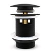 FerdY Pop-up Drain for Freestanding Bathtub, Matte Black Finish, cUPC