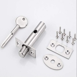 Concealed Stainless Steel Manager, Invisible Tube with Locking Bolts and Concealed Door Hardware for Emergency Door Locks