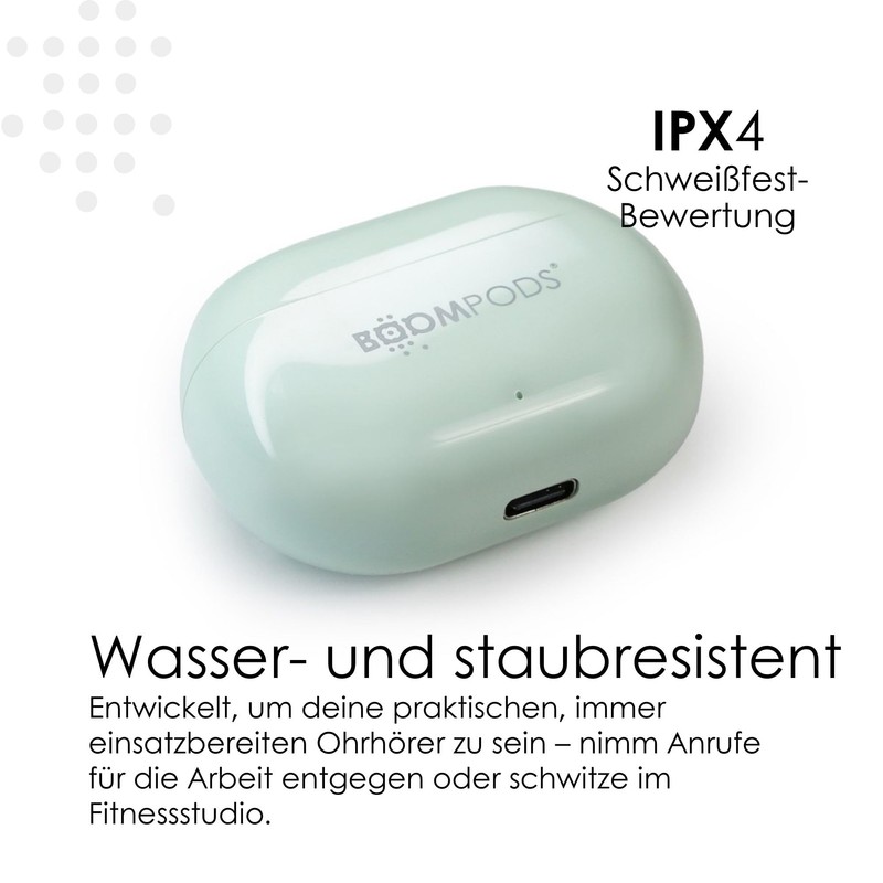Boompods Echobuds True Wireless Earbuds - Bluetooth Ear Buds with