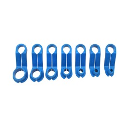 ZKTOOL 7-Piece Car Universal Air Conditioning Fuel Line Disconnect Tool Set, 1/4 5/16 3/8 1/2 5/8 3/4 7/8 Inch, Oil Line Disconnect Tool, Gear Oil Cooler Line Separation, Quick Disconnect Tool Set