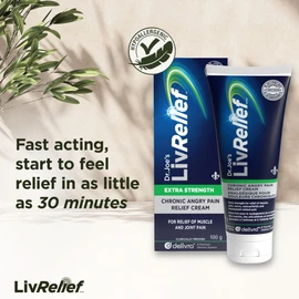 LIVRELIEF XStrength Emu Free Cream, 100 GR