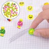 Pencil Erasers, 50 Pcs Smiling Face Mini Erasers for Schools,