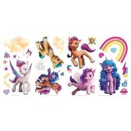 RoomMates RMK4968SCS My Little Pony Movie Peel and Stick Wall Decals