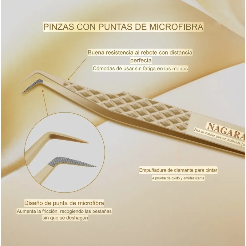Pinza Nagaraku Con Nanotecnología Ag-10