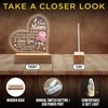 QOCNAM 3D Night Light With Engraved Wooden Base - Unique